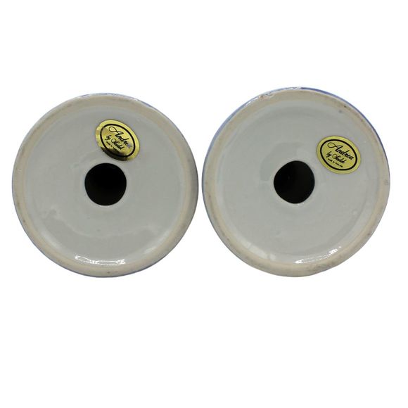 Vintage Pair of Andrea by Sadek Cottagecore Country Decor Candlesticks 8" - Picture 5 of 6